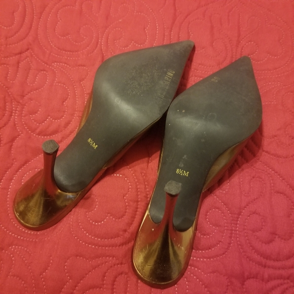 Ann Marino Bronze Mules - Picture 5 of 8